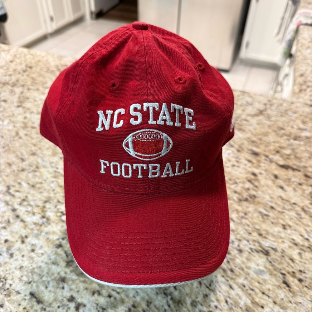 NWT NC State Football Sports Adidas Embroidered Hat Ball Cap Baseball Hat